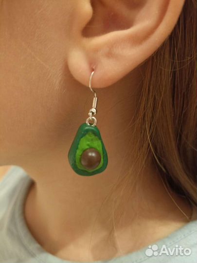 Серьги из полимерной глины