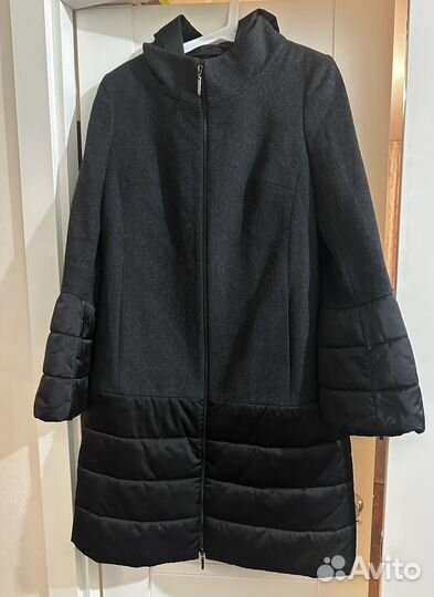 Пальто женское mreason с капюшоном 44