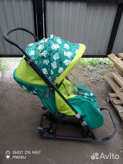 Коляска санки