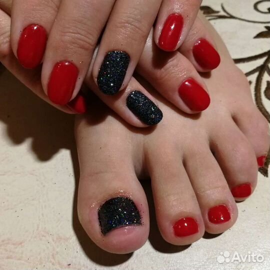 Маникюр, педикюр, наращивание ногтей