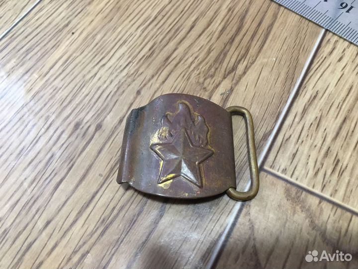 Пряжка пионерская СССР, латунь