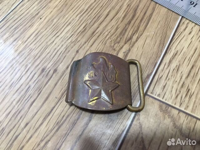 Пряжка пионерская СССР, латунь
