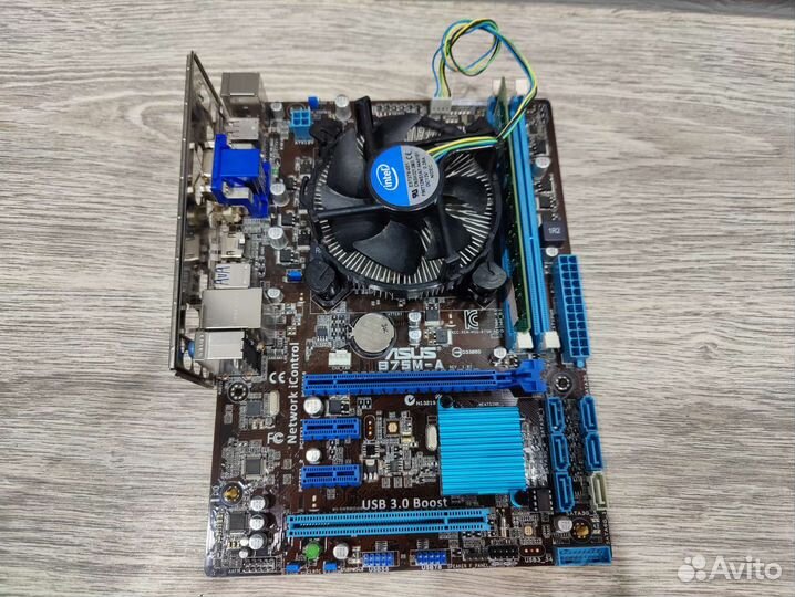 Asus B75M-A + intel G2130 + 4Gb