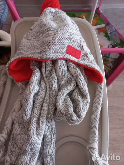 Комплект шапка и шарф