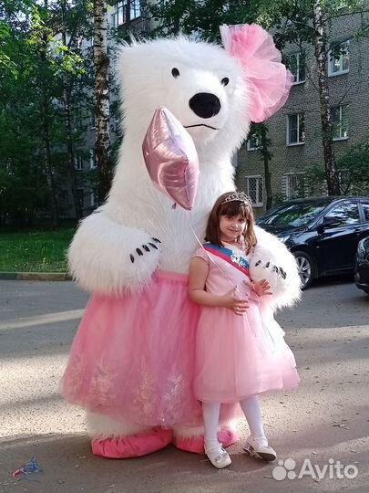 Поздравление белого мишки