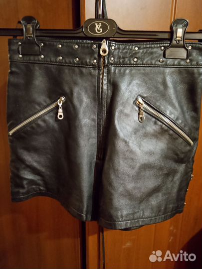 Шорты женские кожаные