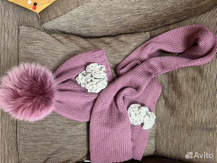 Шапки для девочки (5-7 лет )