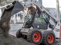 Аренда мини погрузчик bobcat услуги трактора