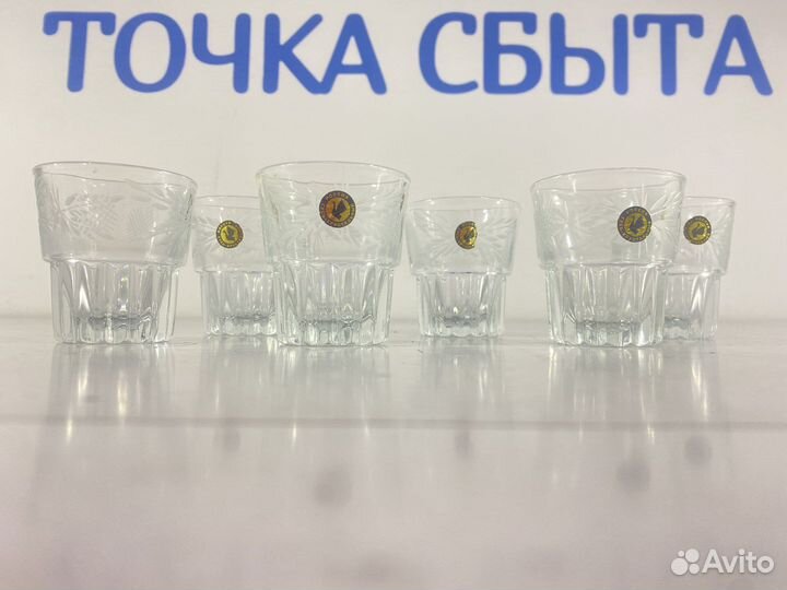 Набор рюмок хрусталь Гусь-Хрустальный