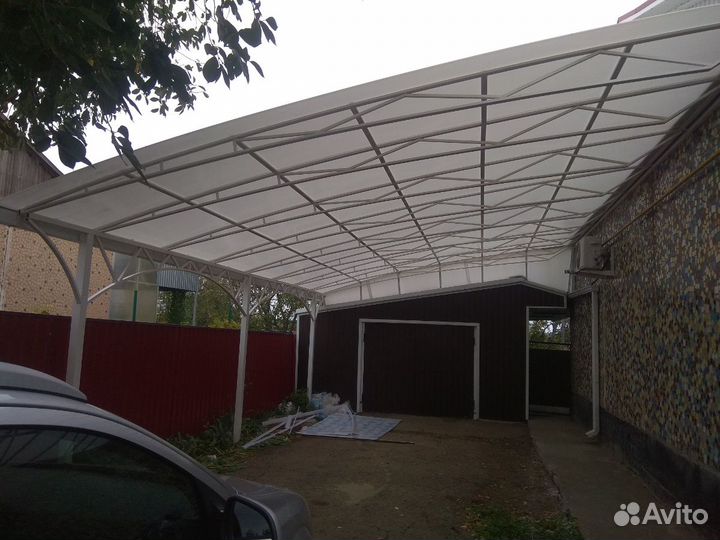 Заборы навесы кровельные работы