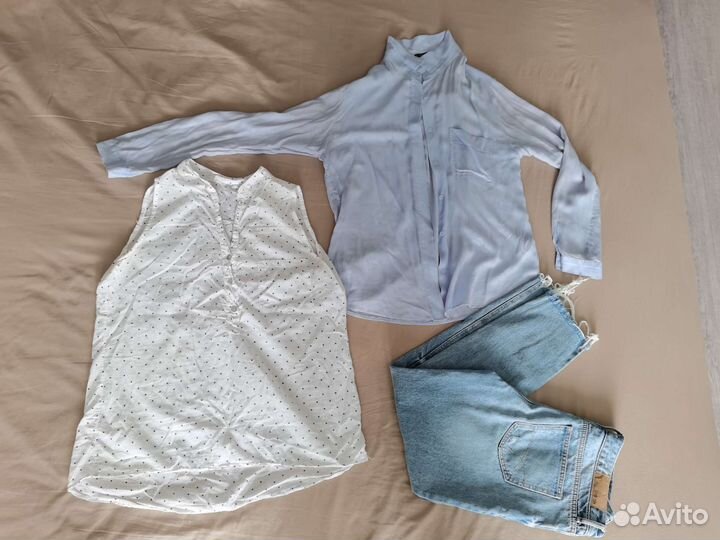 Фирменные вещи на девушку пакетом 42 размер