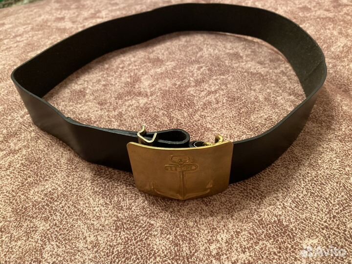 Ремень с бляхой морской