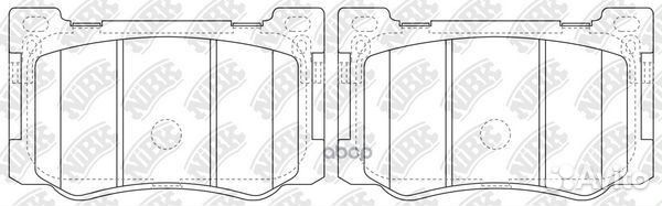 Колодки тормозные дисковые передние NiBK PN0633