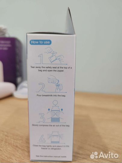 Пакеты для заморозки и хранения грудного молока