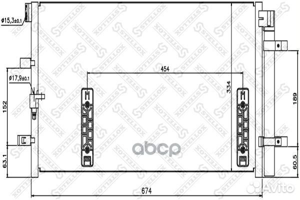 10-45181-SX радиатор конд Audi A4/A5/Q5 1.8TFS