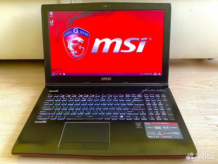 Игровой MSI 15.6 Core I5+GTX/16DDR/SSD+HDD