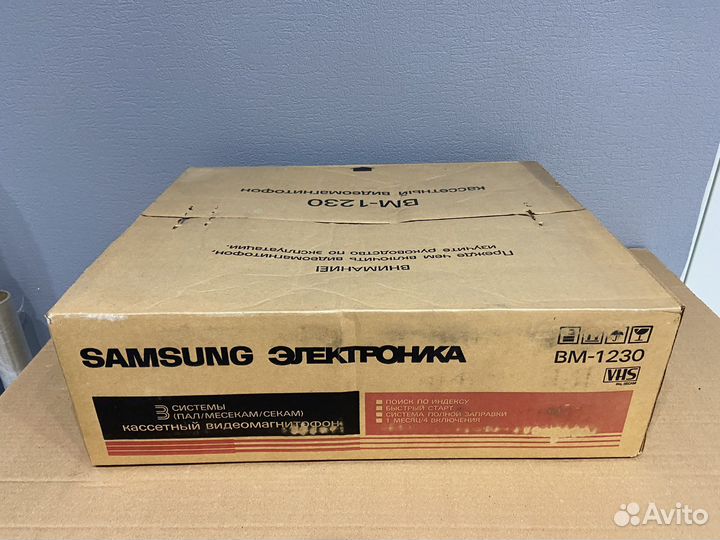 Видеомагнитофон электроника вм 1230 запечатанный