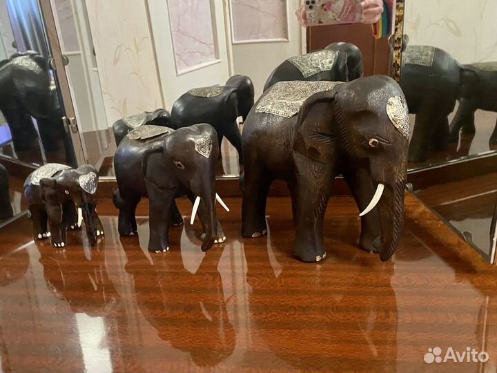 Сувениры,Слоны 3 шт(Тайланд)