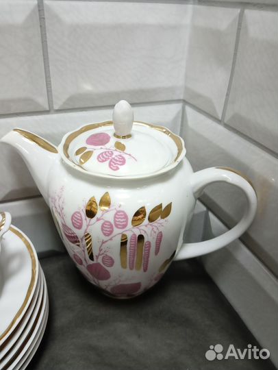 Сервиз кофейный Вербилки берёзка