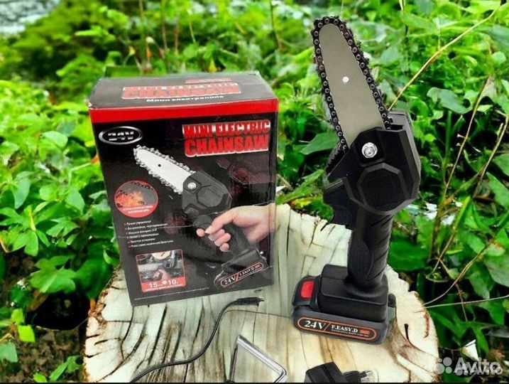 Пила цепная аккумуляторная/ Сучкорез /Мини-пила