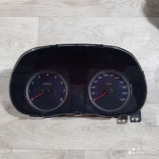 Панель приборов Hyundai Solaris седан G4FA 2013