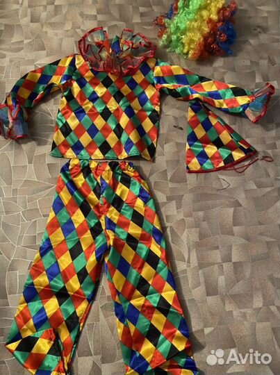 Костюм петрушки детский