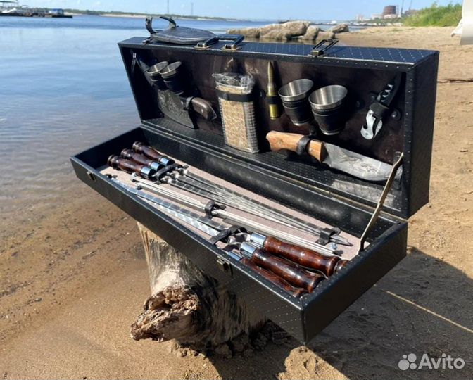 Шашлычный набор в кейсах/ чехлах