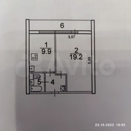 1-к. квартира, 41,4 м², 8/16 эт.