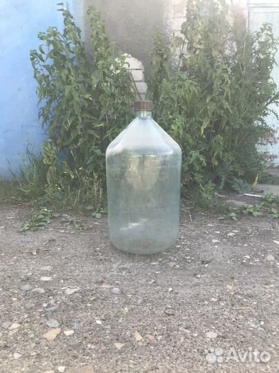 Бутылка стеклянная 20 литров