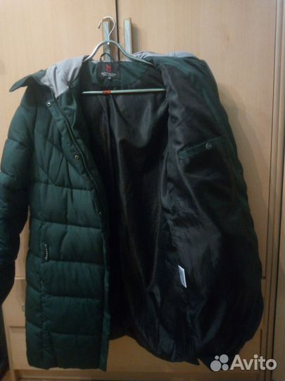 Пуховик зимний длинный женский 50 52