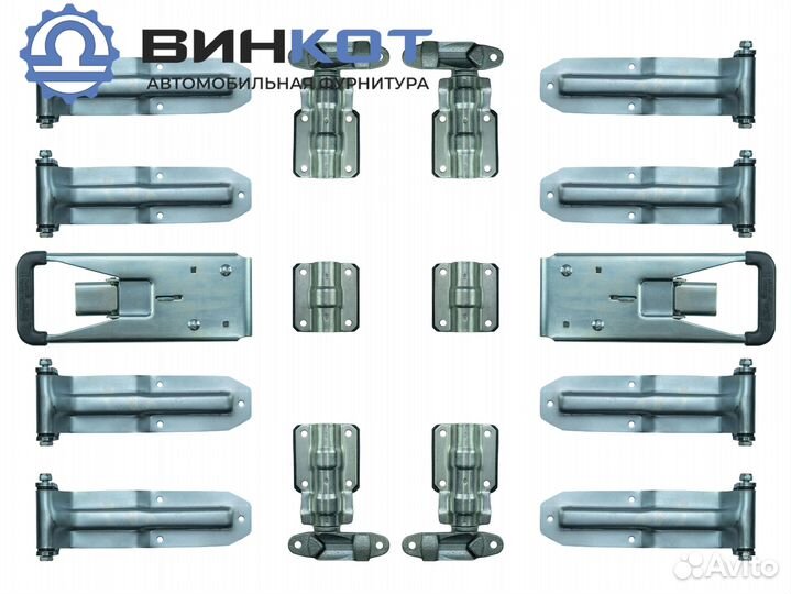 Комплект автофурнитуры с рукояткой Push усиленный