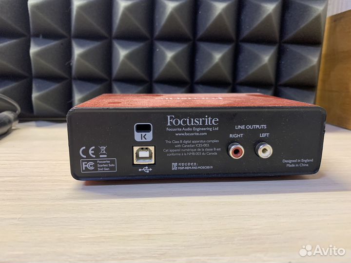 Focusrite scarlett solo 2nd gen