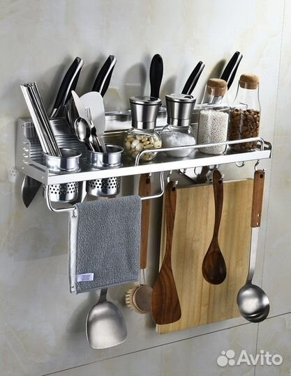 Полка кухонная настенная органайзер новая