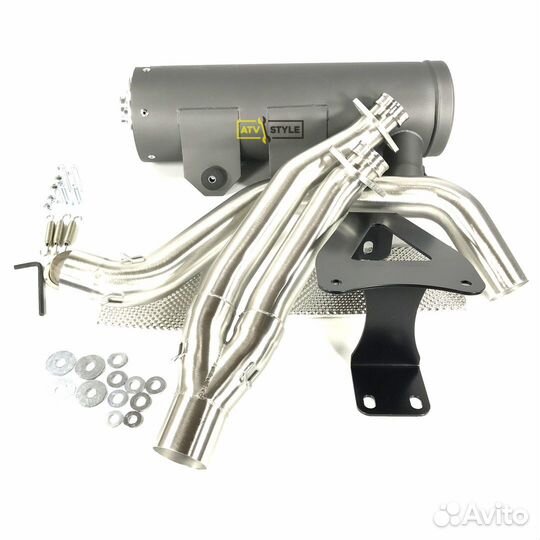 Полная выпускная система HMF Titan QS для Polaris