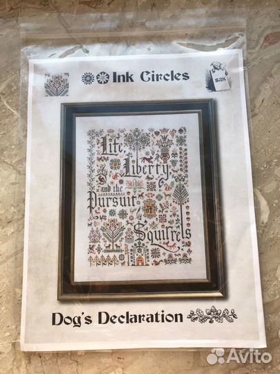 Схема для вышивки Ink Circles 