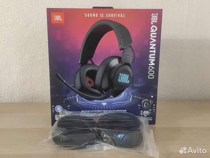 Беспроводные наушники Jbl quantum 600 + амбушюры