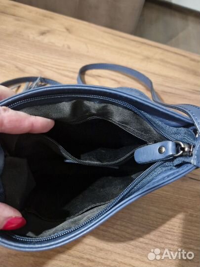 Сумка женская натуральная кожа кросс боди