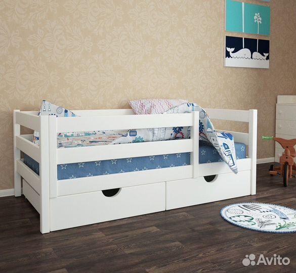 Кровать детская с бортиками