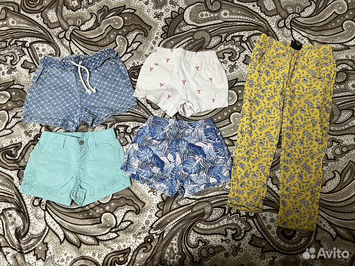 Шорты пакетом 3-4года