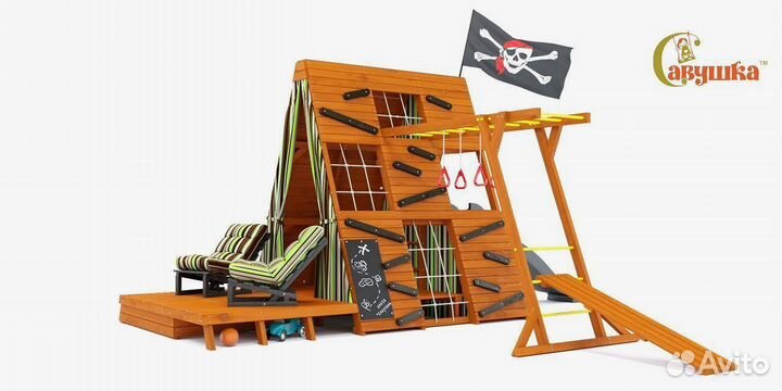 Спортивный домик Савушка База 5 с креслами