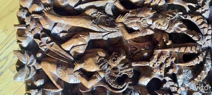 Картина из дерева из Бали