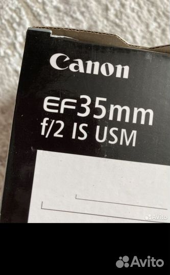 Объектив canon EF 35mm F2 IS USM