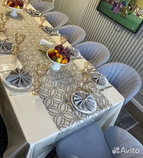 Скатерть из хлопка с пропиткой