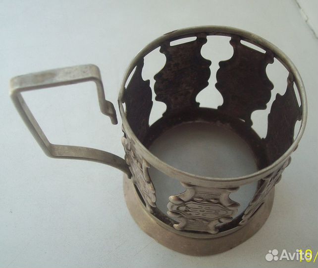 Подстаканник мельхиоровый, 60е годы СССР