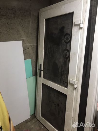 Дверь пластиковая пвх входная бу