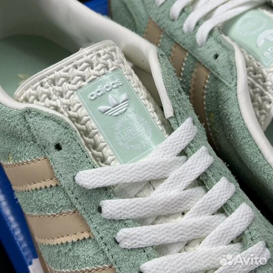 Кроссовки Adidas Gazelle Indoor Semi Green Spark 3