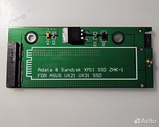 SanDisk 128GB msata SSD и переходник на SATA