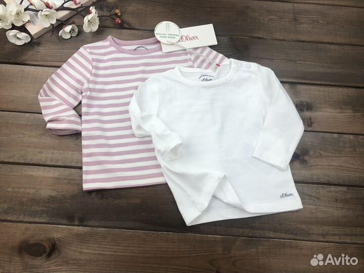 Лонгслив для девочки пакетом новые S.Oliver