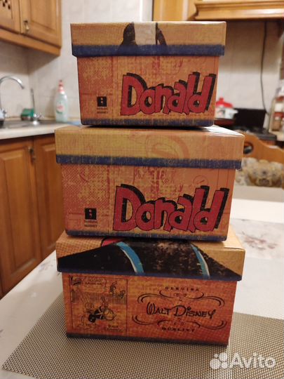 Подарочные коробки Disney, набор из 3-х