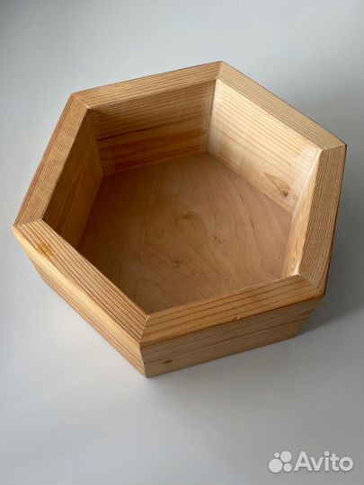 Полочка, вазочка деревянная